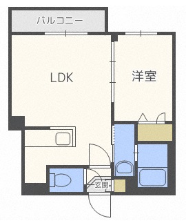 Ｒｉｔｚ　ＧＲＡＮＤＥ東札幌（リッツグランデ東札幌）の間取り