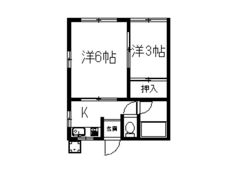 マンション暁の間取り