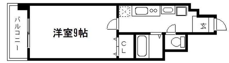 ハウスセゾン両替町の間取り