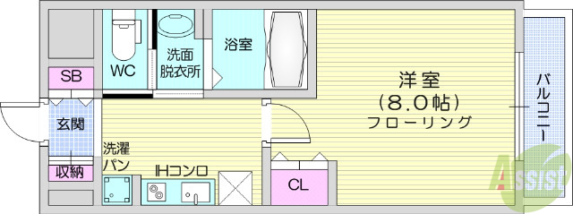 フォレスト・ヒル仙台青葉の間取り