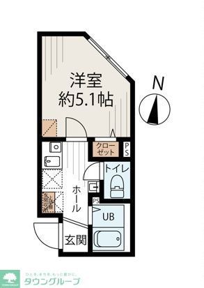 GardenCourtさくら通りの間取り