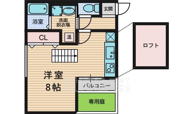 サンホワイティ大桐の間取り