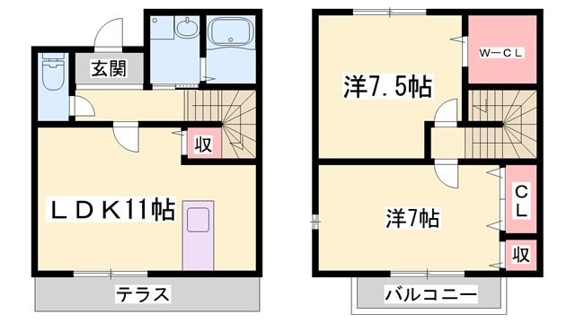 ツインクルの間取り