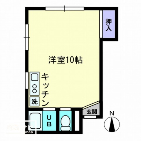 フレール津倉の間取り