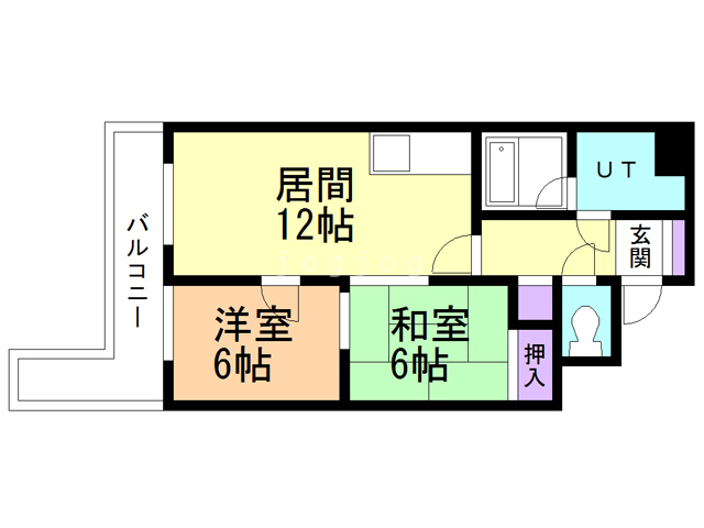 エクレール羊ケ丘の間取り