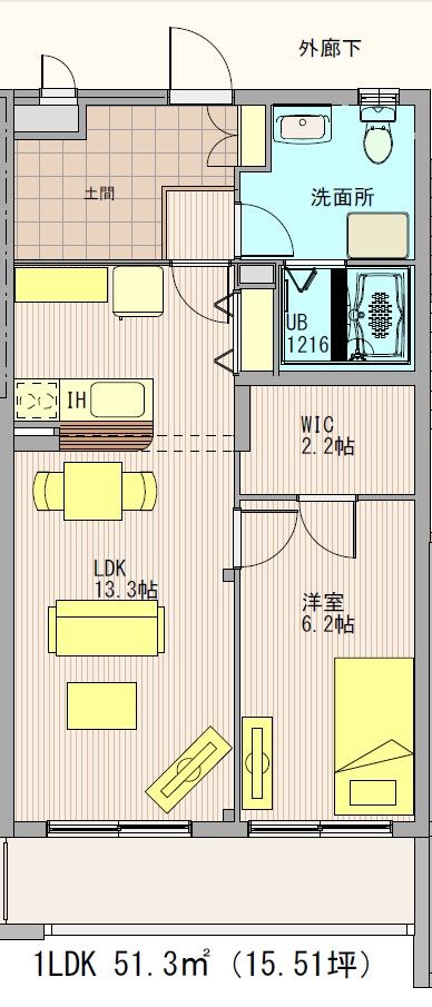 グランヴェルジュ・ロリエの間取り