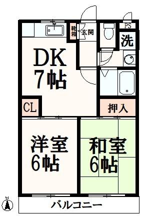 リバーサイド山王下の間取り