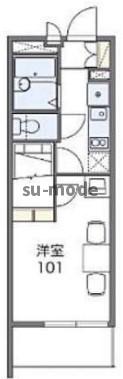 茨木市南清水町のマンションの間取り