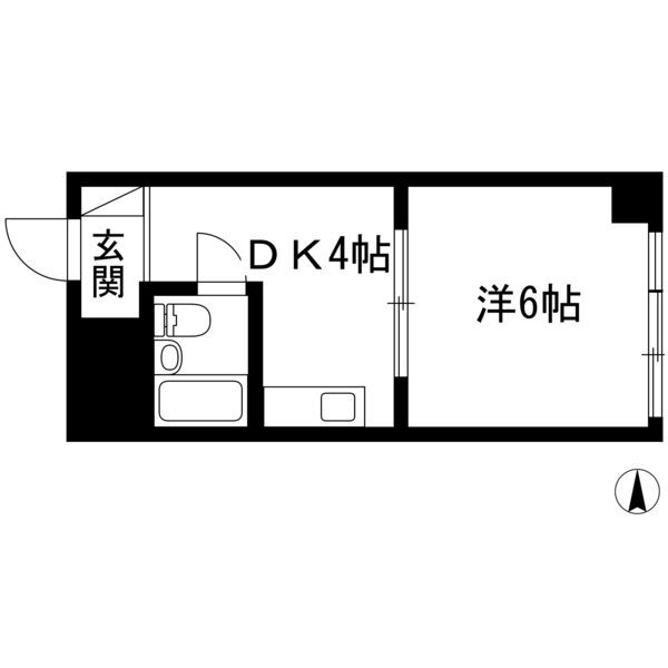 チサンマンション栄の間取り