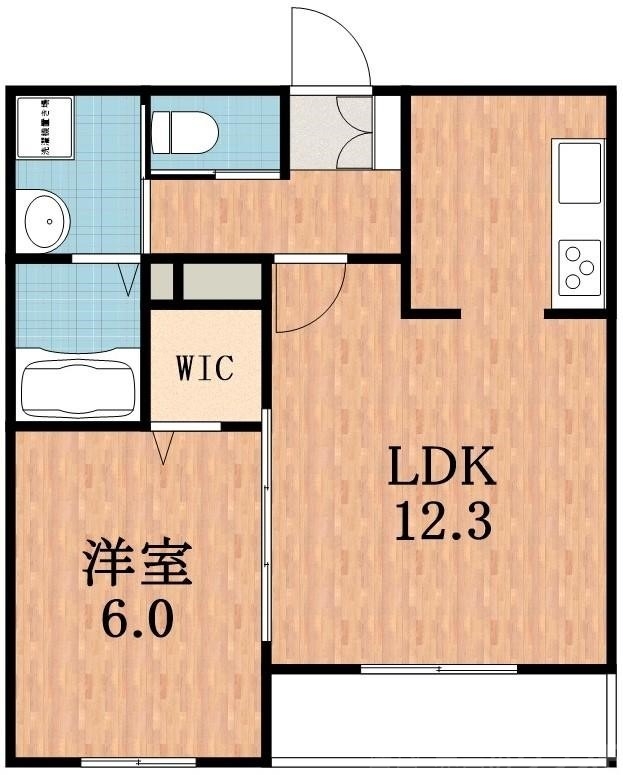 【大阪市住之江区西住之江のマンションの間取り】