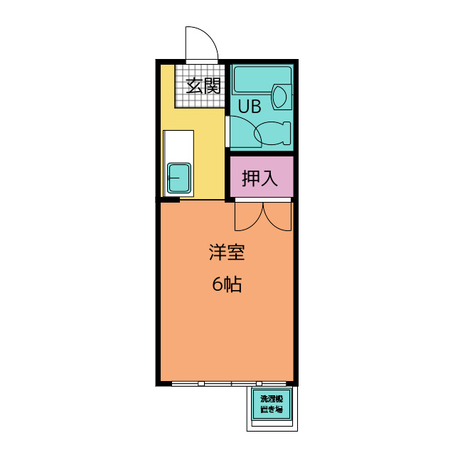 コーポ原久の間取り