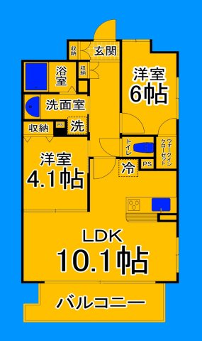 堺市堺区宿院町東のマンションの間取り