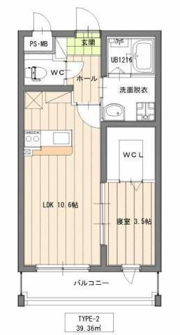 アーベイン清水の間取り