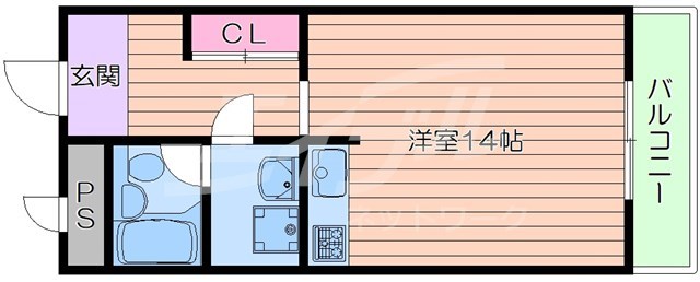 エイト摂津の間取り