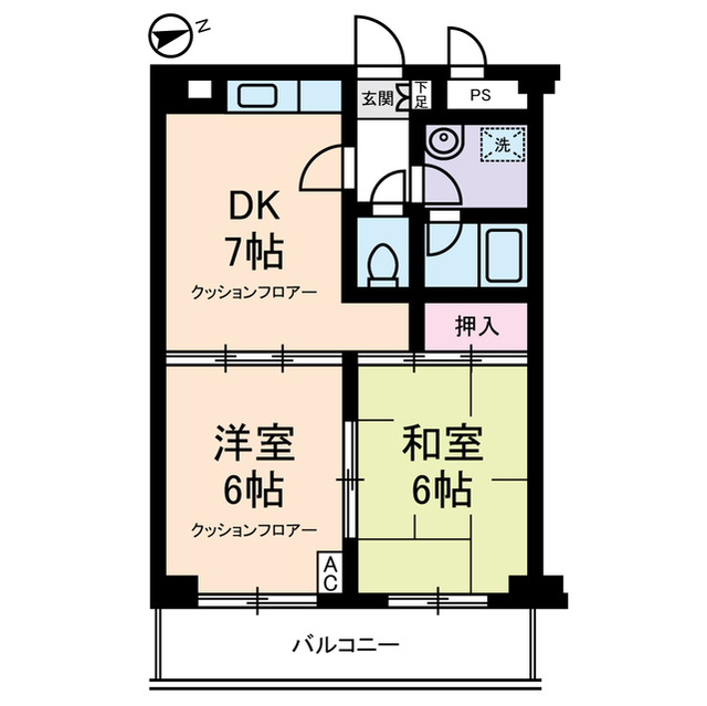 フォーレスト嶋崎の間取り