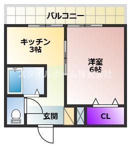 スカイコート月見の間取り