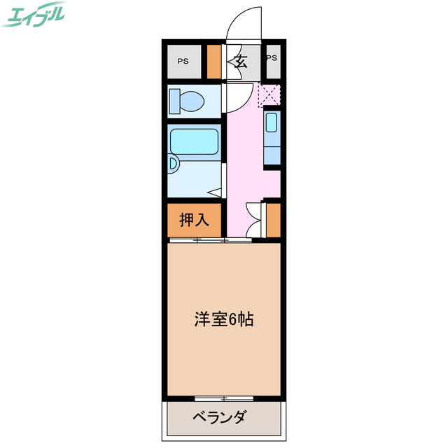 グラッツアモーレ名張の間取り