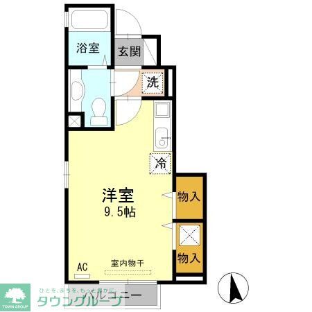 ヴェルデュール Ｗｅｓｔの間取り