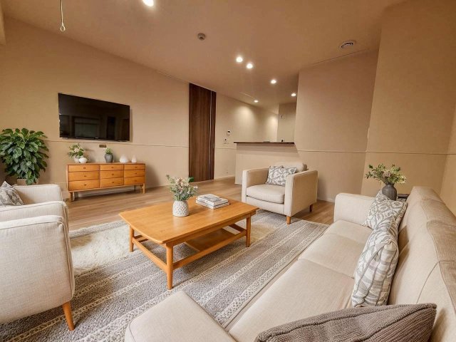 居室・リビング　※家具付きのイメージ写真になります。（CG家具のため、実際に