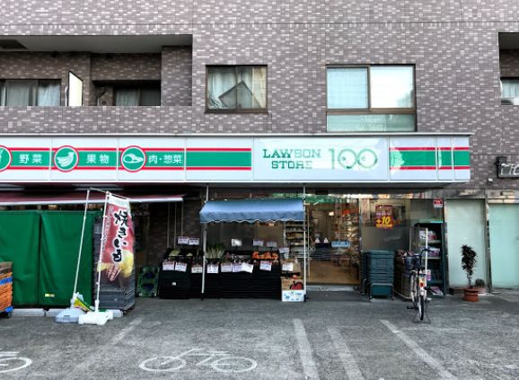 コンビニ　ローソンストア100　本駒込店（コンビニ）まで189m