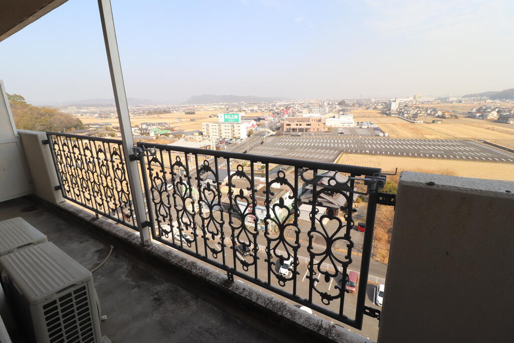 バルコニー　バルコニーからの眺望