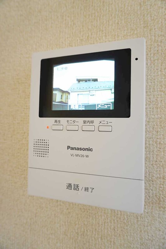 セキュリティ　来客時に便利なＴＶモニターホン