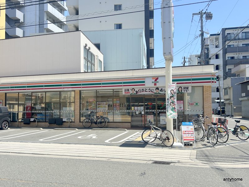 コンビニ　セブン-イレブン 大阪大淀中店（コンビニ）まで391m