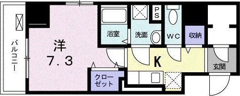 ISLA VISTA日本橋の間取り写真