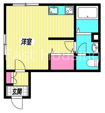 都営大江戸線 落合南長崎駅 徒歩6分 3階建 築13年の間取り写真