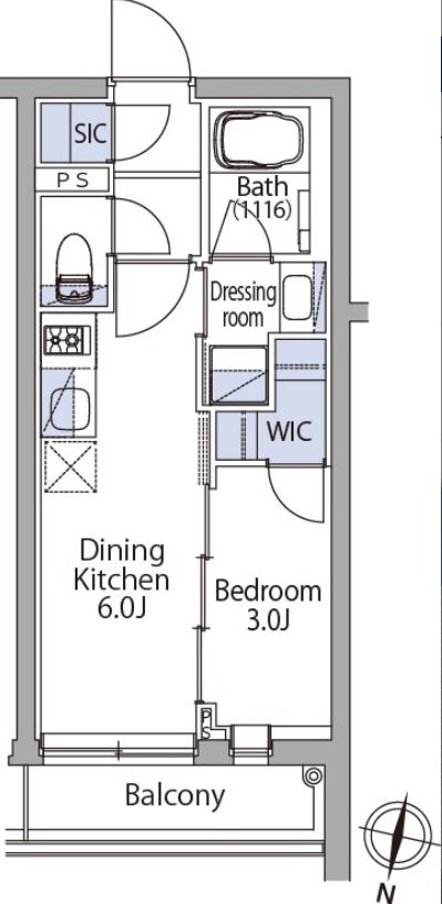 イプセ代々木上原Residenceの間取り写真