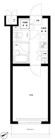 京急本線 雑色駅 徒歩6分 5階建 築19年の間取り写真