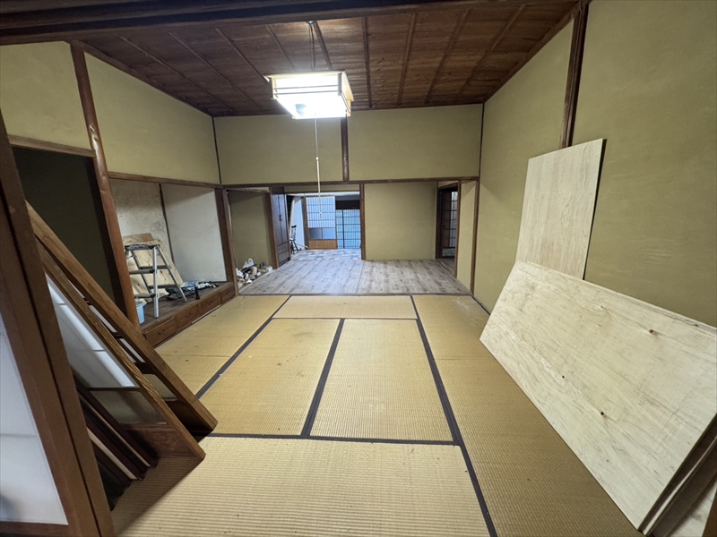 嘉麻市千手戸建の居間写真