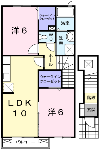 ヴィラ・クレメントの間取り