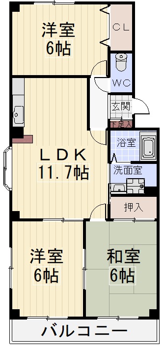 メゾンメルベーユの間取り