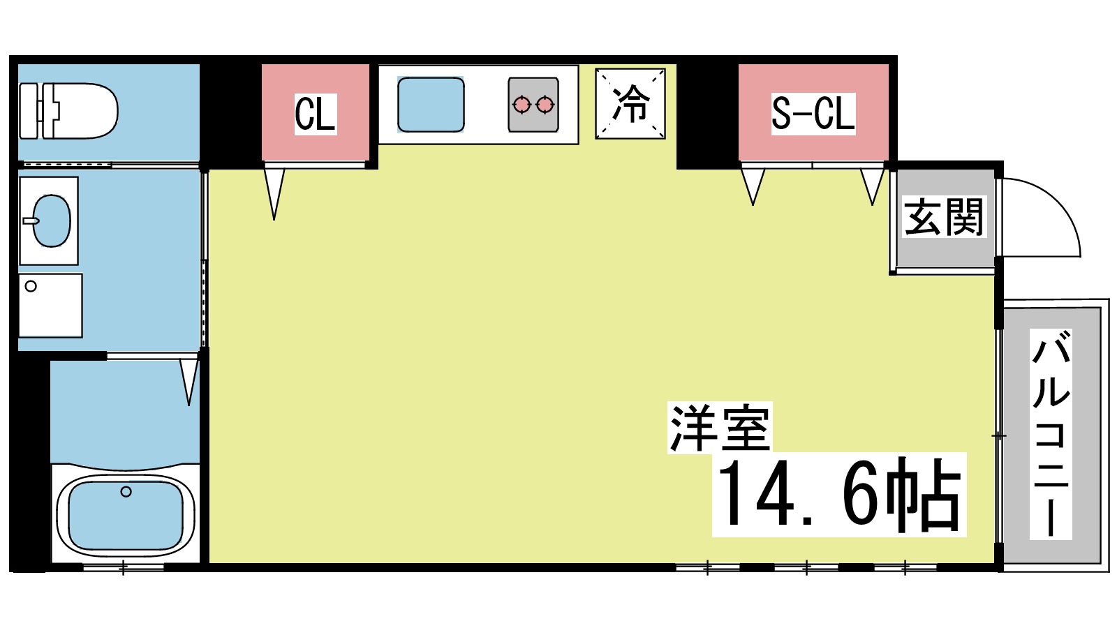 スリージェ住吉本町IIの間取り