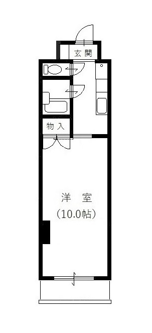 【パラシオン高岡町の間取り】