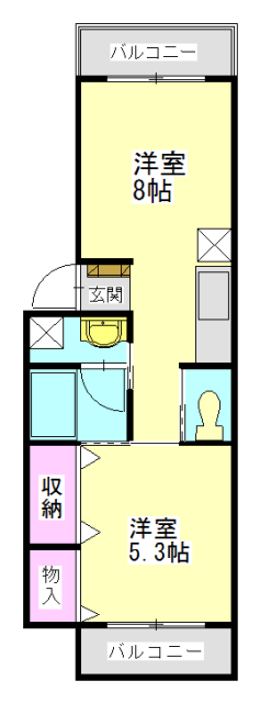 リベラIIの間取り