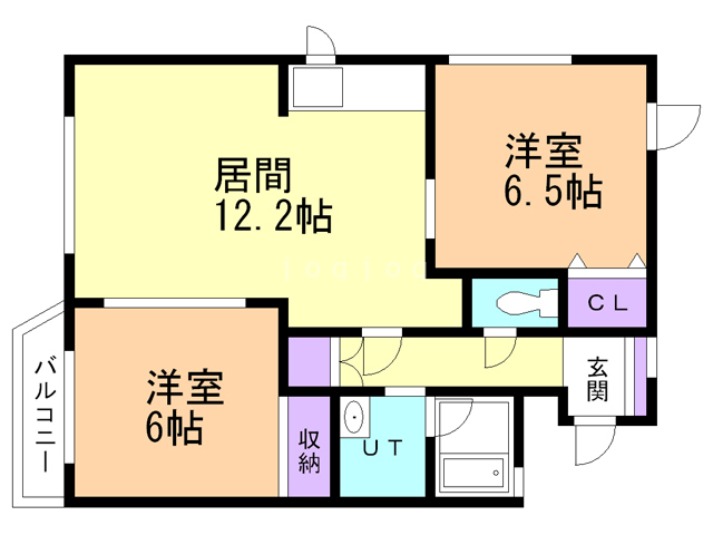 ドルチェＫの間取り