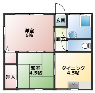 森アパートの間取り