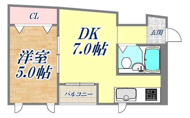 サンロイヤル神垣の間取り