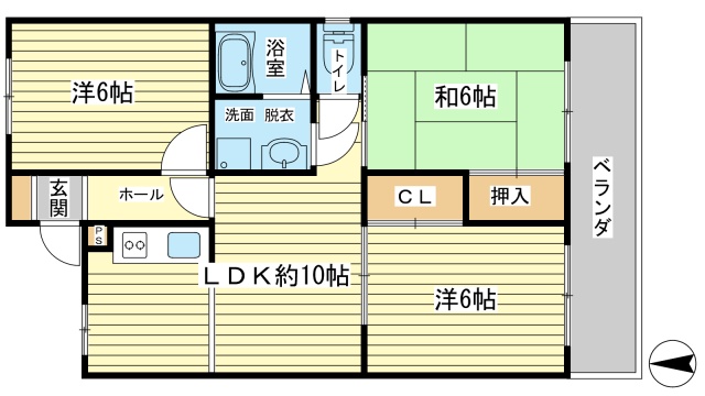 メゾン平田の間取り