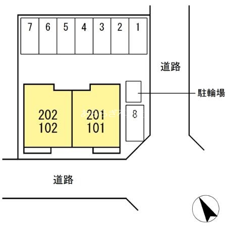 【浜松市中央区高丘北のアパートのキッチン】