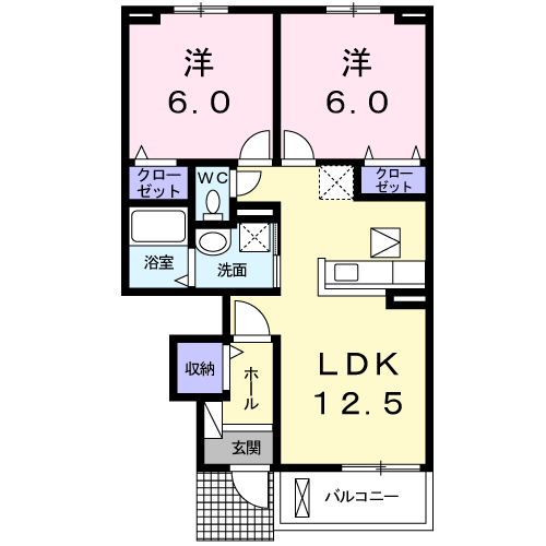 エスポワール　IIの間取り