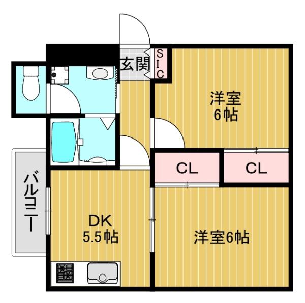 ラカサデハラの間取り