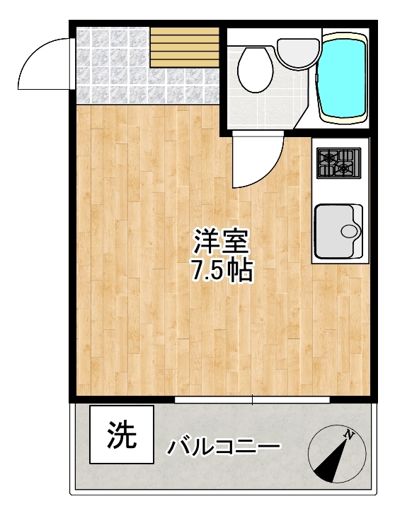 エルマンションの間取り