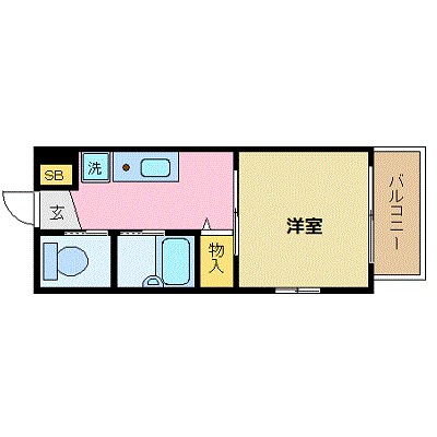 Newroof宇栄原の間取り