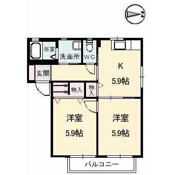 シャルマンの間取り