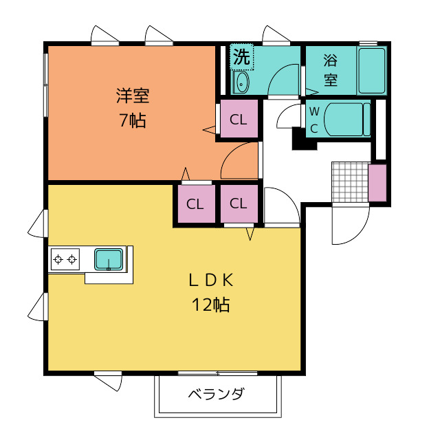 【プロスパーIの間取り】