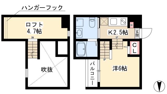 【ココマンションの間取り】