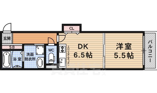 セブンスヘヴン黒門三条の間取り